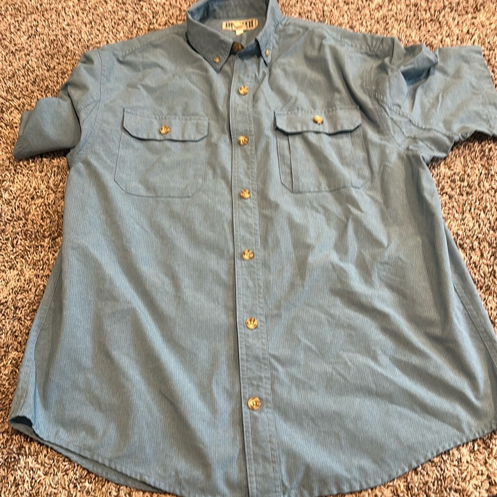 Duluth Trading Company Men's Action Standard Fit Short Sleeve Shirt size…